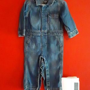 Baby GAP Denim Jumpsuit